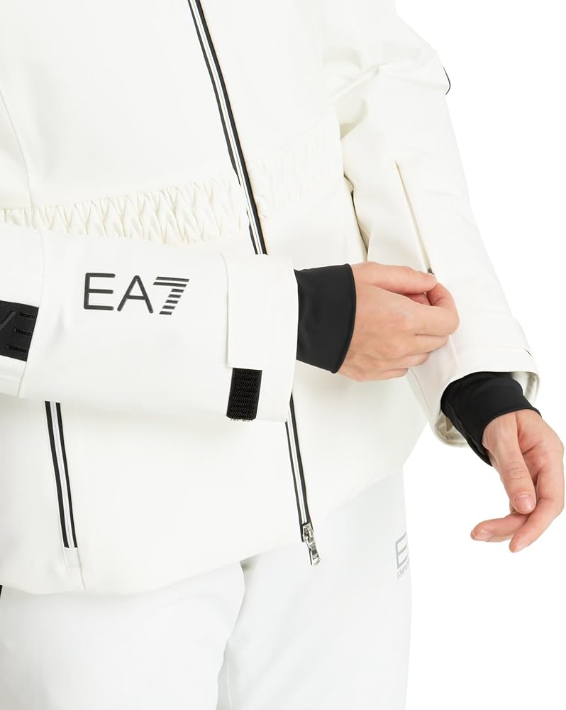 Emporio Armani EA7 Stratum 7 Women's Ski Jacket Snow White